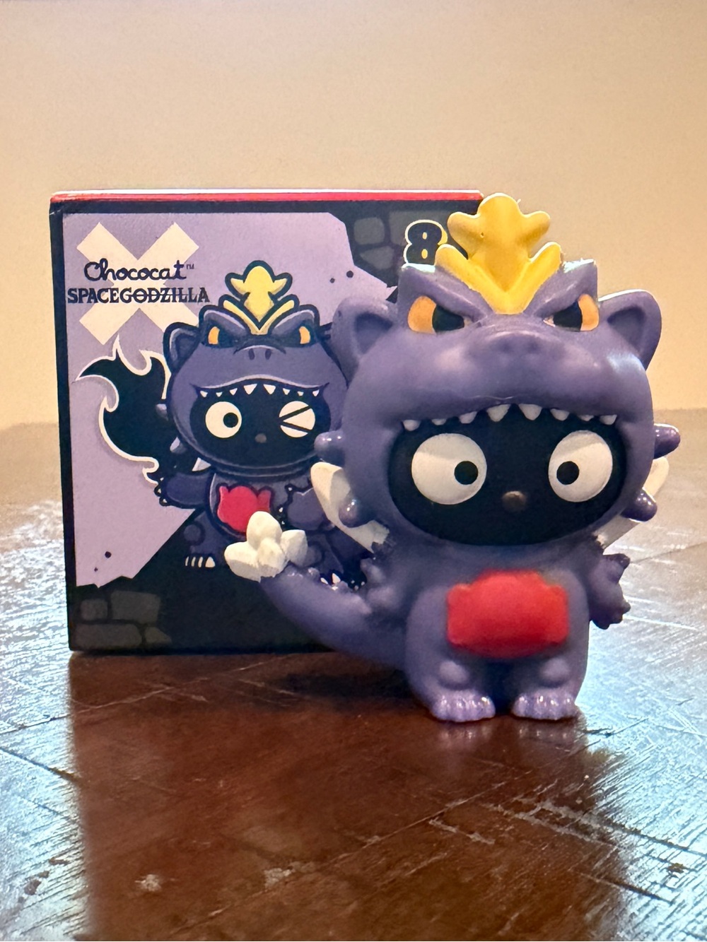 McDonald’s Hello Kitty X Godzilla Happy Meal Toy, #8 Chococat X Spacegodzilla